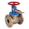 SOS Globe valve Type: 100-1270 Bronze/Bronze Fixed disc Straight PN16 Flange DN15